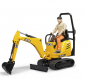 Preview: bworld JCB Mikrobagger 8010CTS und Bauarbeiter